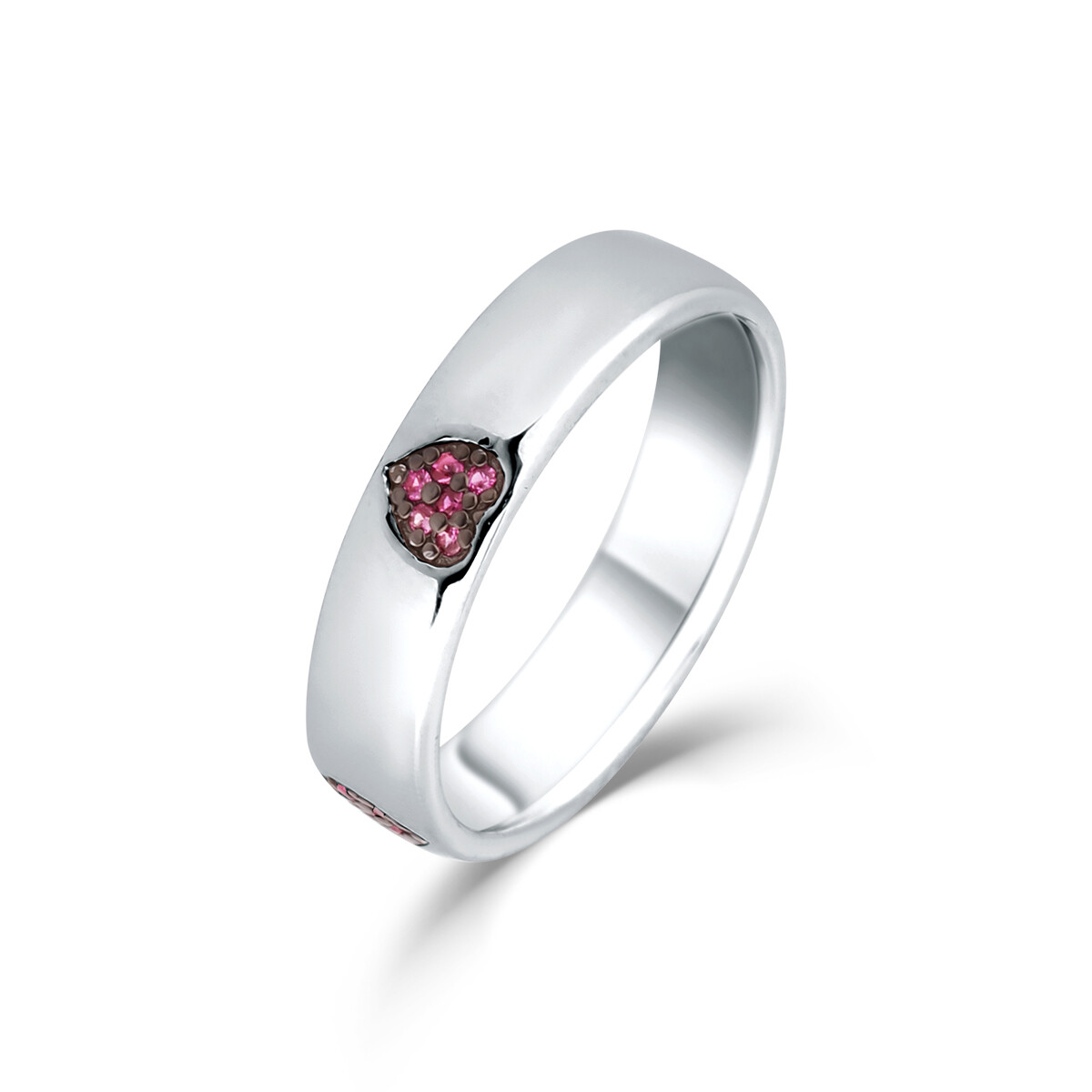 Prsten se syntetickými kameny 126-625-8182 52