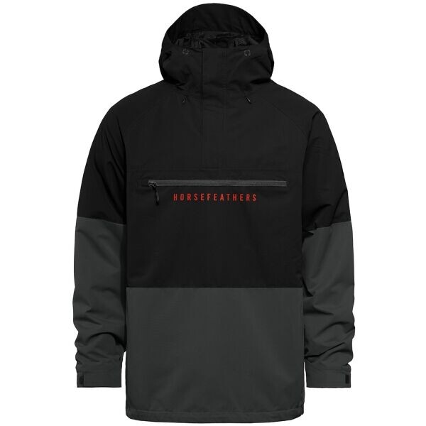 Horsefeathers DONNIE Pánská snowboardová bunda, černá, velikost