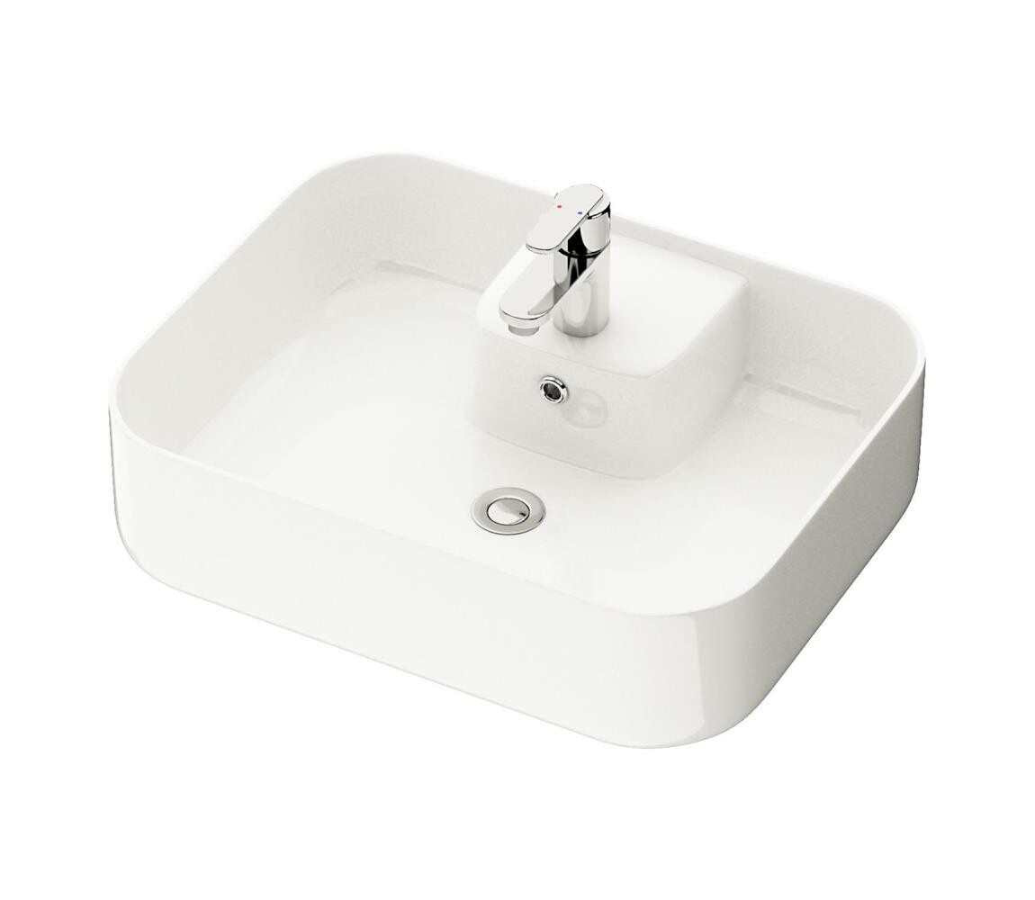BATH DELUXE 06-050-12-11-00-Umyvadlo na desku KRISTIANSAND 51x40cm keramika/bílá 06-050-12-11-00