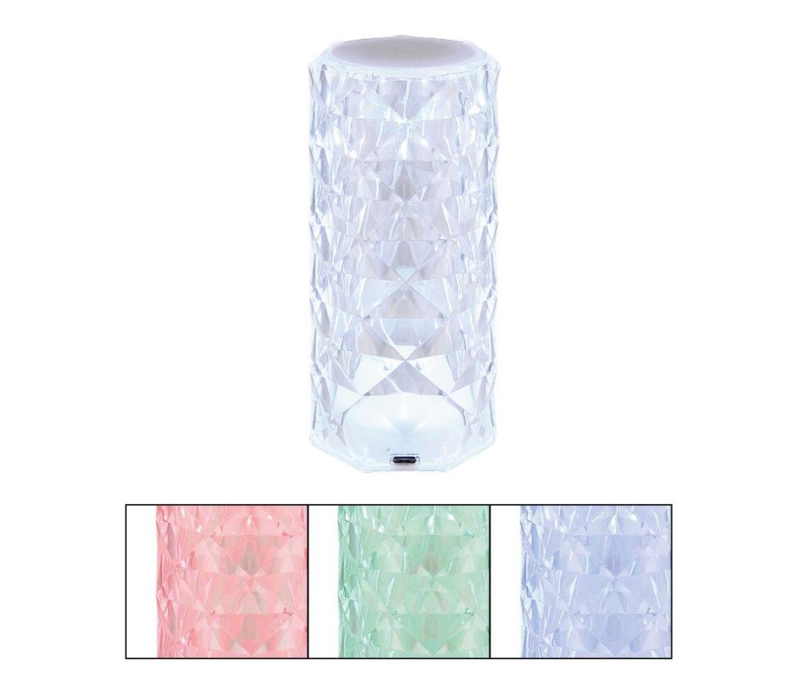 Globo 28071K - LED RGB Nabíjecí dotyková stolní lampa GIXI LED/0,6W/3,7V 500mAh 28071K