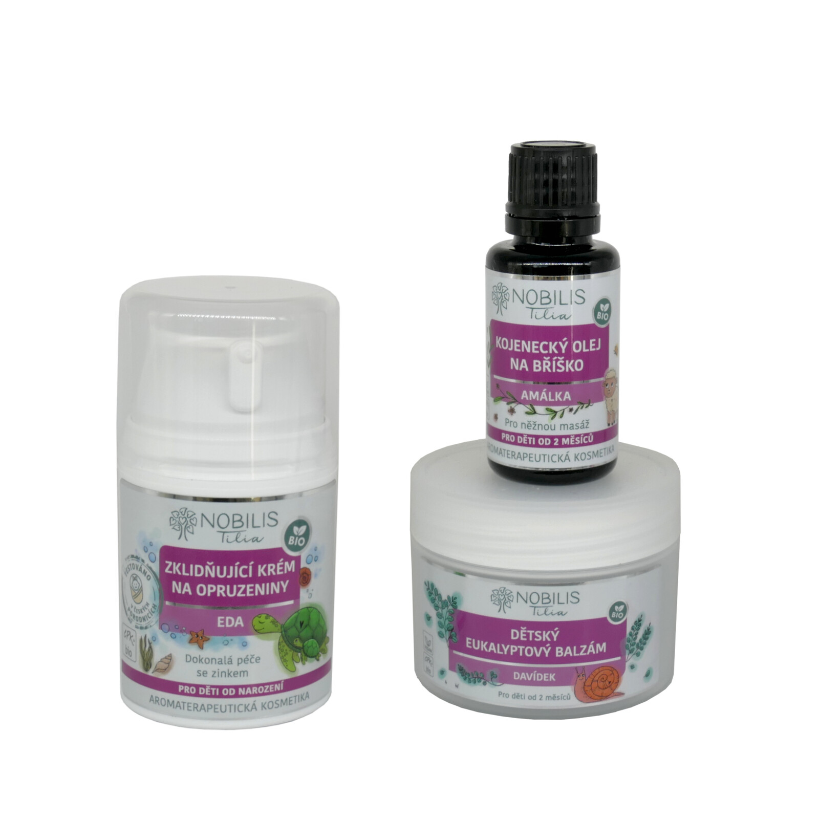 Přírodní péče o miminka - bříško, zadeček, aromaterapie