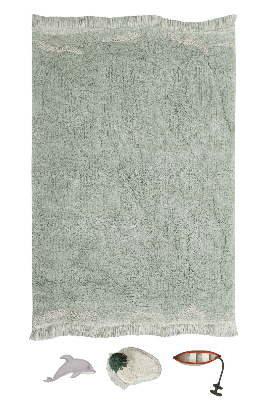 Dětský kusový koberec Play Waves, 90x130, modrá, dětský pokoj, Lorena Canals