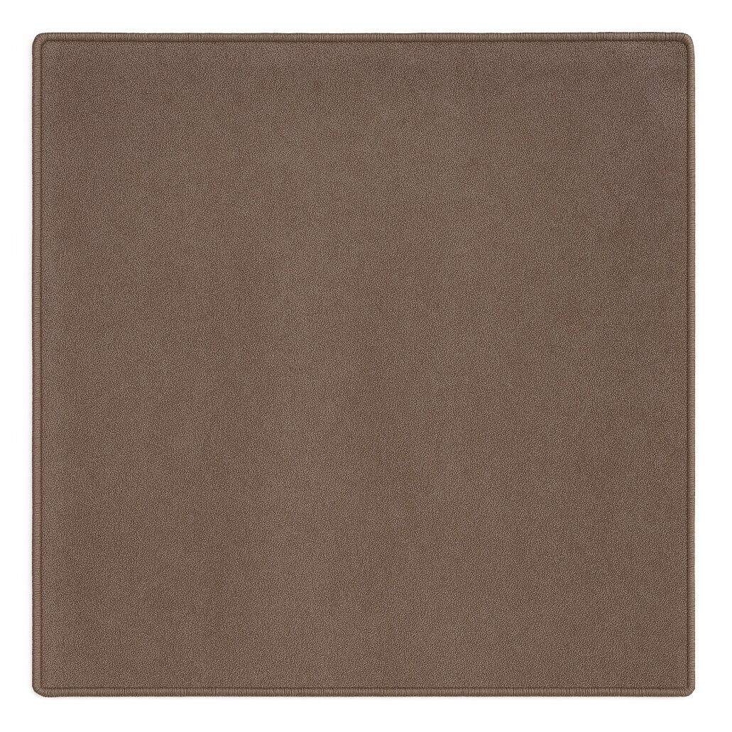 Kusový koberec Royal Lux 40 hnědý čtverec, 200x200, hnědá, ložnice, AladinWorld Expres