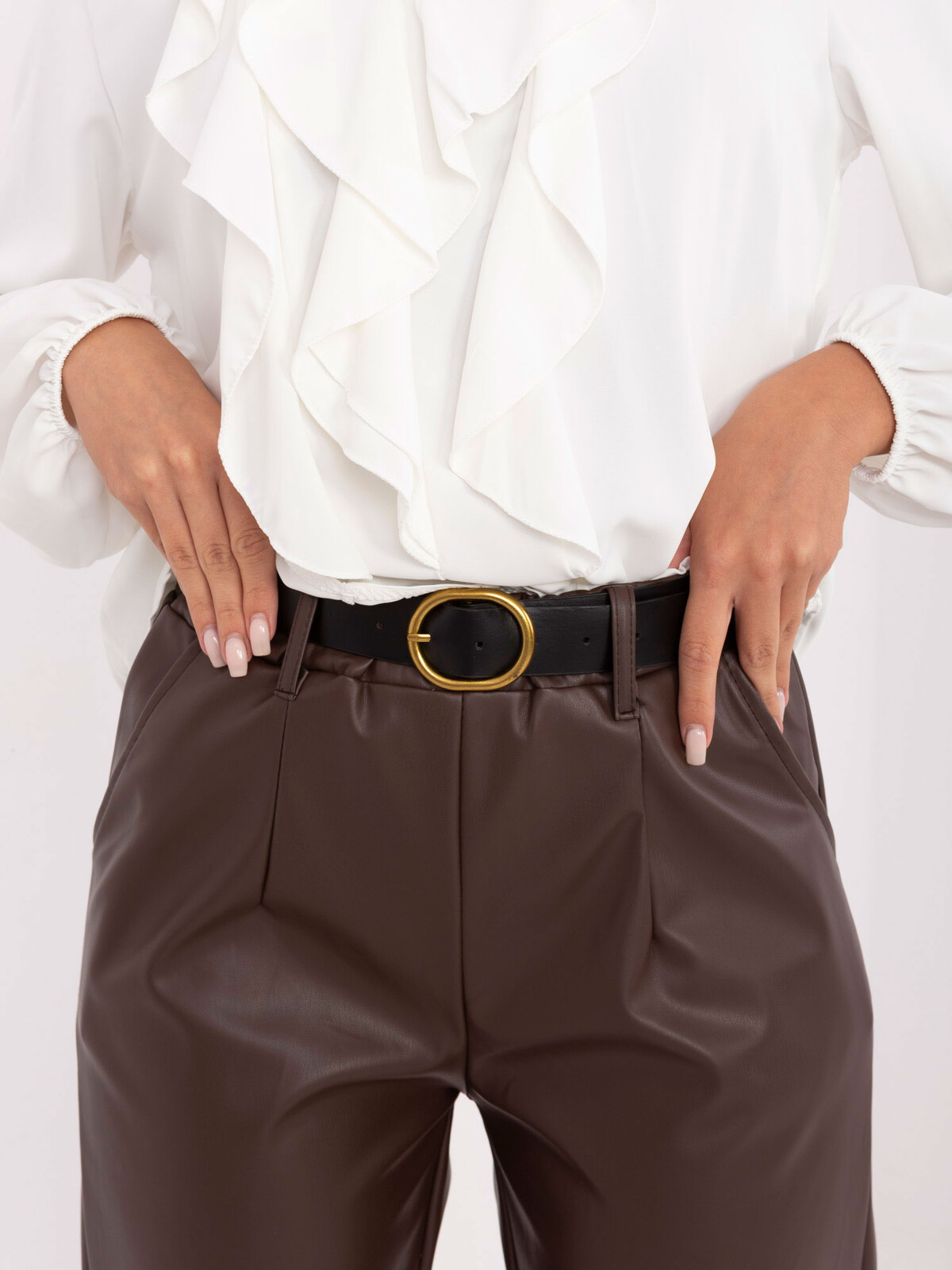 Dámské jednobarevné kalhoty