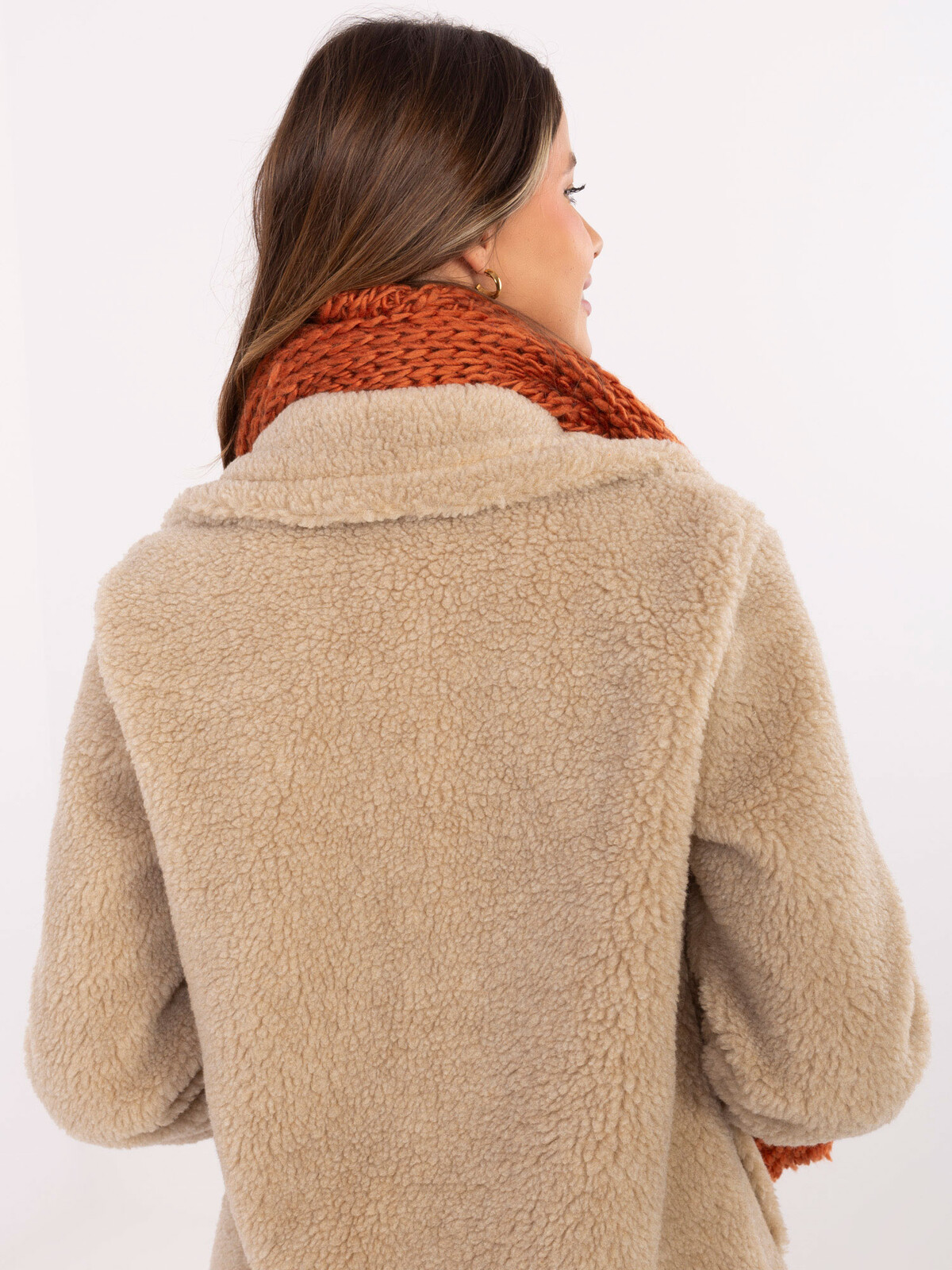 Šála tmavě oranžová