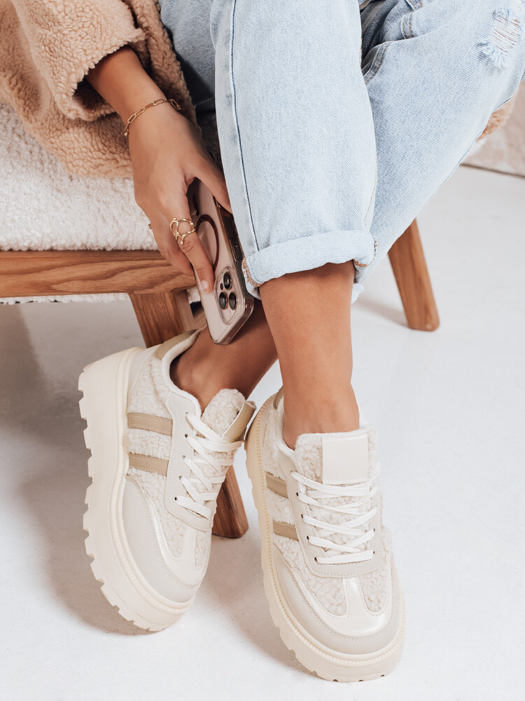 Dámské béžové nízké tenisky