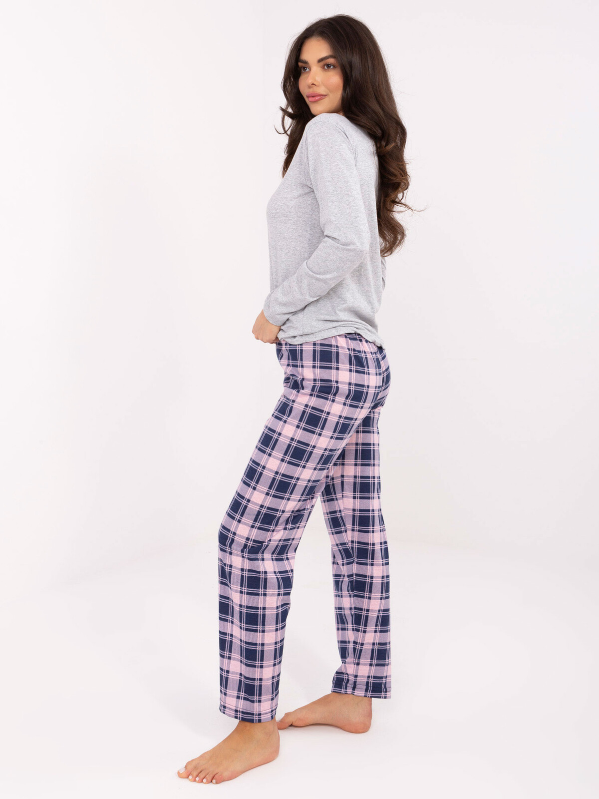 Dámské kárované pyžamo