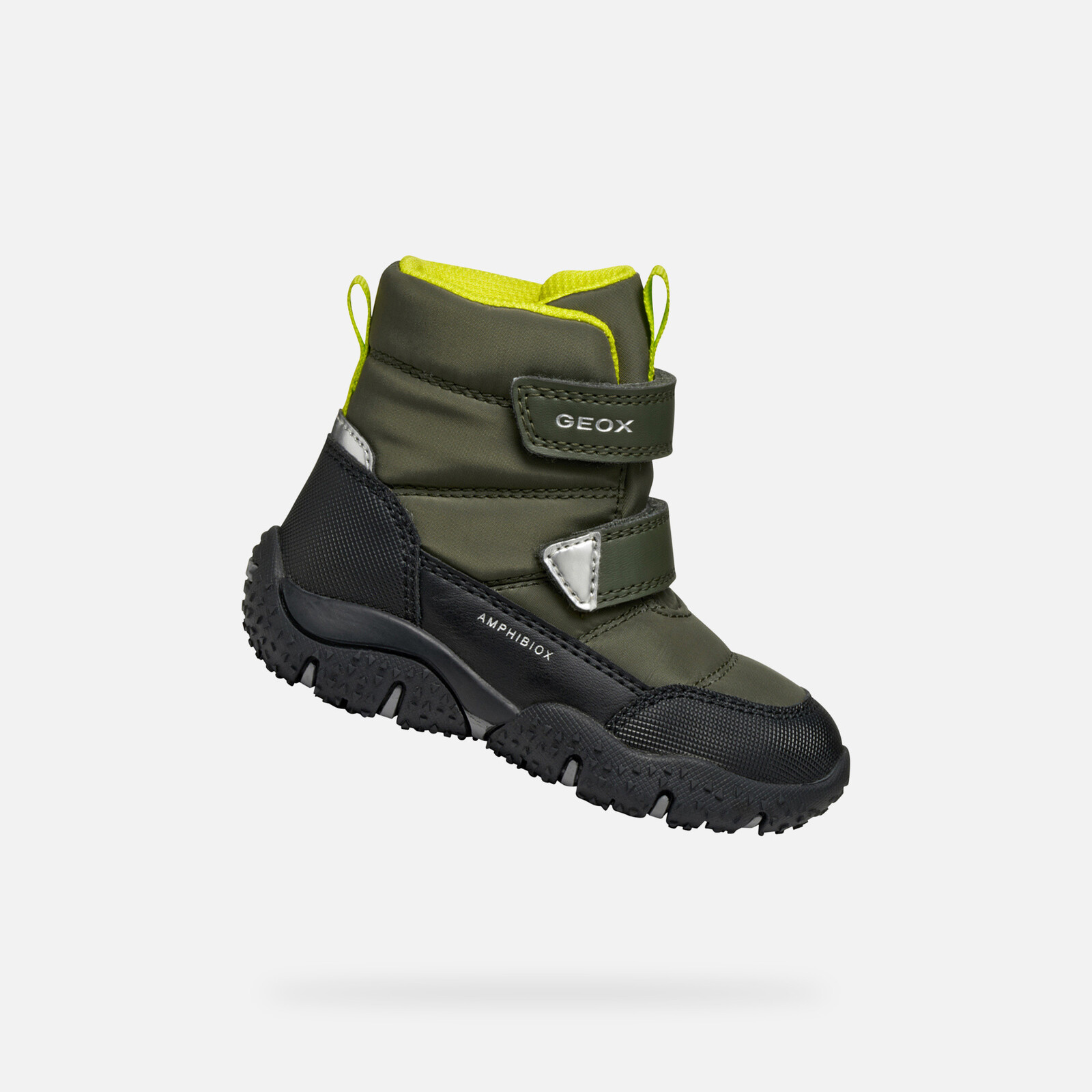 Khaki dětské zimní boty Geox Baltic Boy B ABX