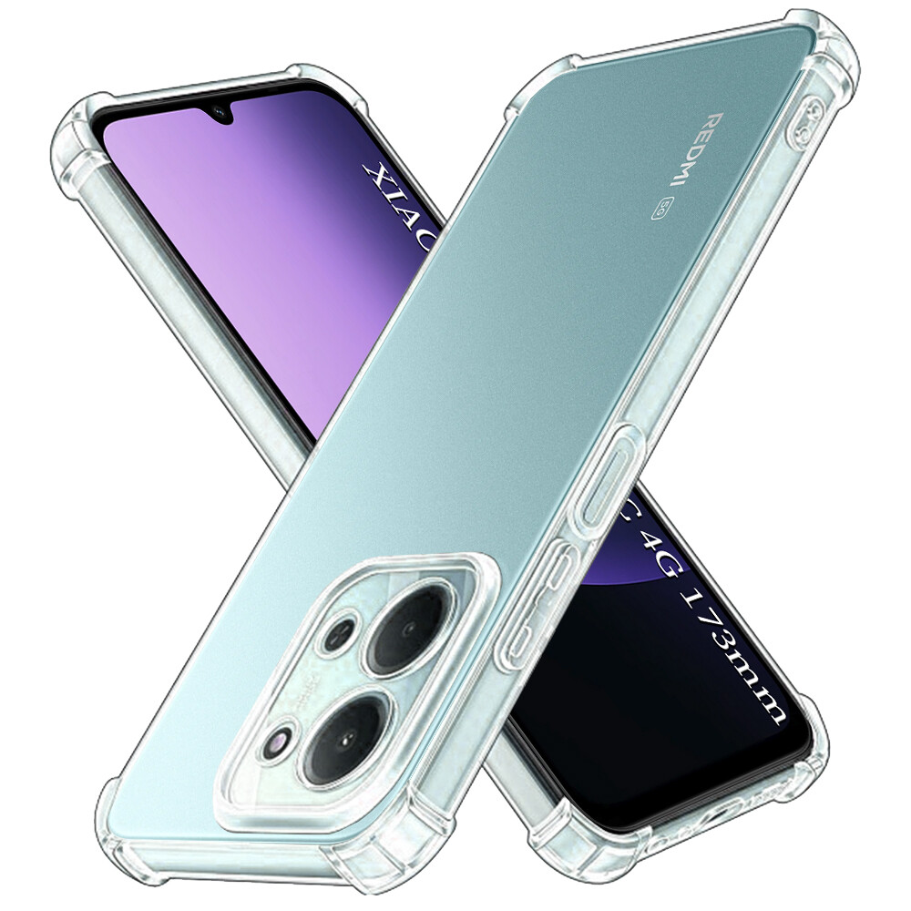 Techsuit - nárazuvzdorný čirý silikon - Xiaomi Redmi 15C 4G / 5G - čirý