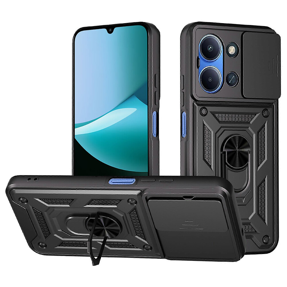 Techsuit CamShield Series pouzdro Xiaomi Redmi 15C 4G / 5G černé