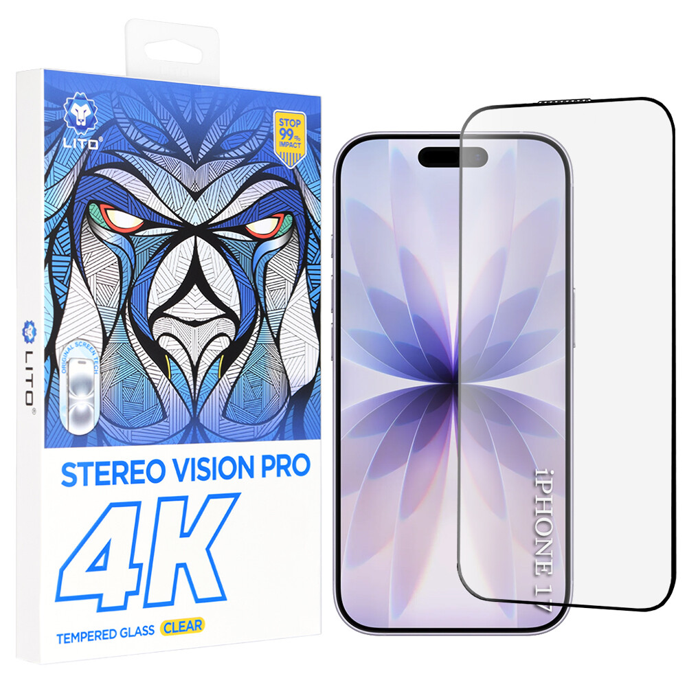 Lito D+ Max 4K pro iPhone 17 iPhone 16 Pro černá