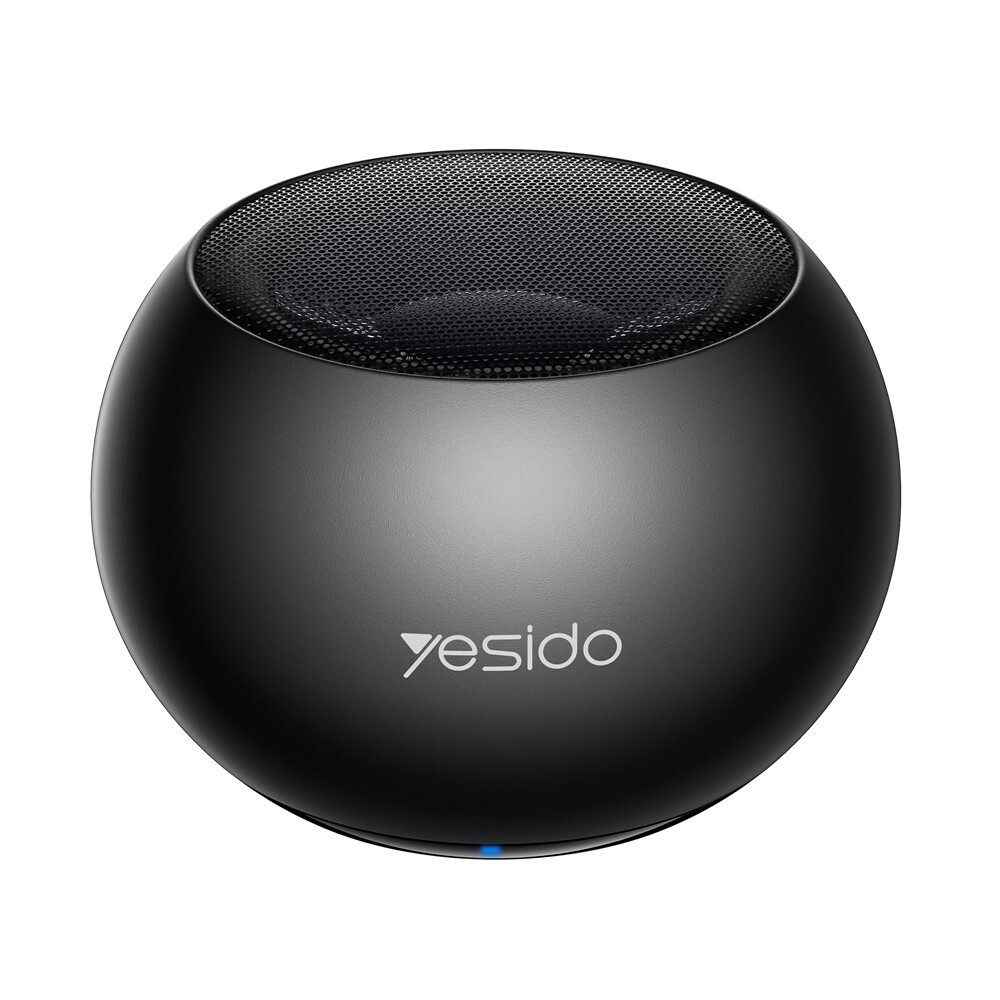 Yesido Mini bezdrátový reproduktor YSW33 hliníková slitina 3W Bluetooth 5.0 300mAh černý