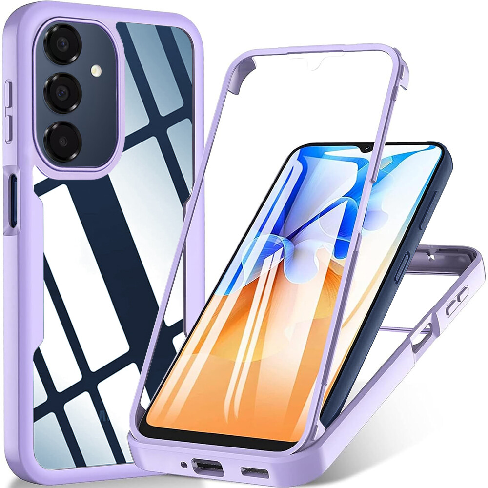 Techsuit ColorVerse 360 Series Ochranné sklo Samsung Galaxy A16 A17 fialová