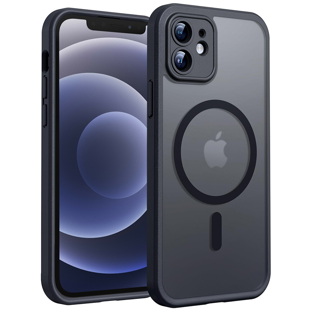 Techsuit PureFrost MagSafe pro iPhone 12 v matné černé