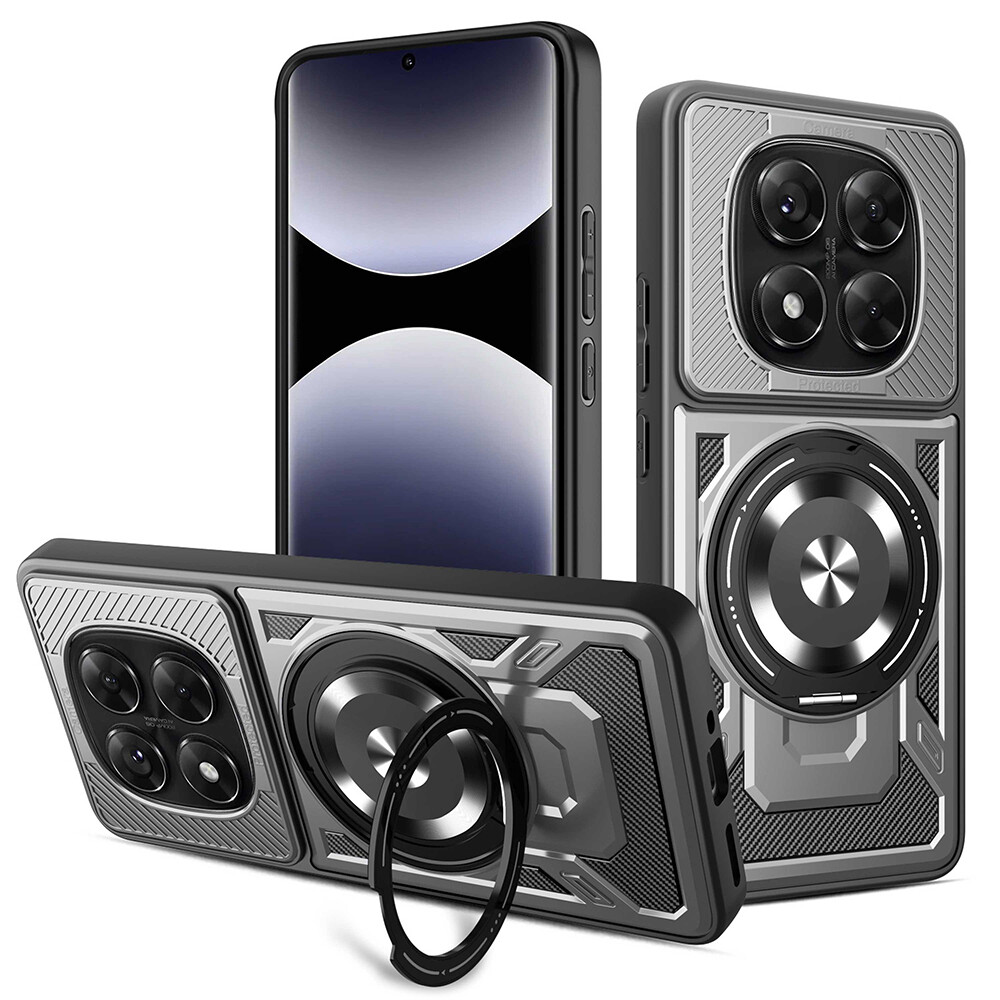 Techsuit RuggedCam pro Xiaomi Redmi Note 14 Pro 5G Note 14 Pro+ 5G Poco X7 šedá