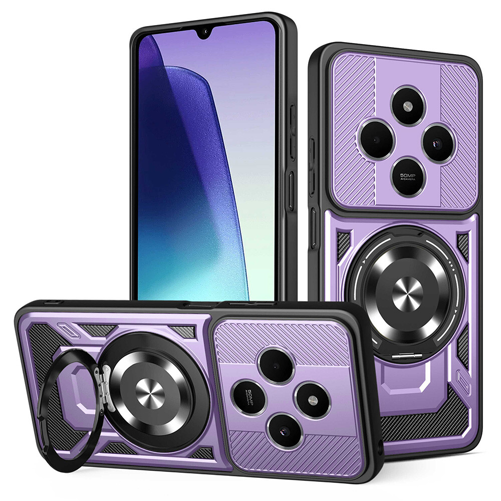 Techsuit RuggedCam pro Xiaomi Redmi 14C Poco C75 fialová