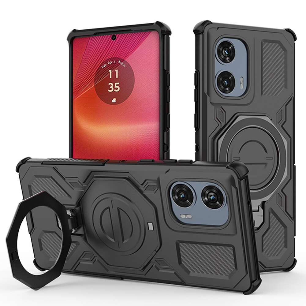 Ochranný kryt Techsuit Carbon Shield PRO pro Motorola Edge 50 Fusion černý