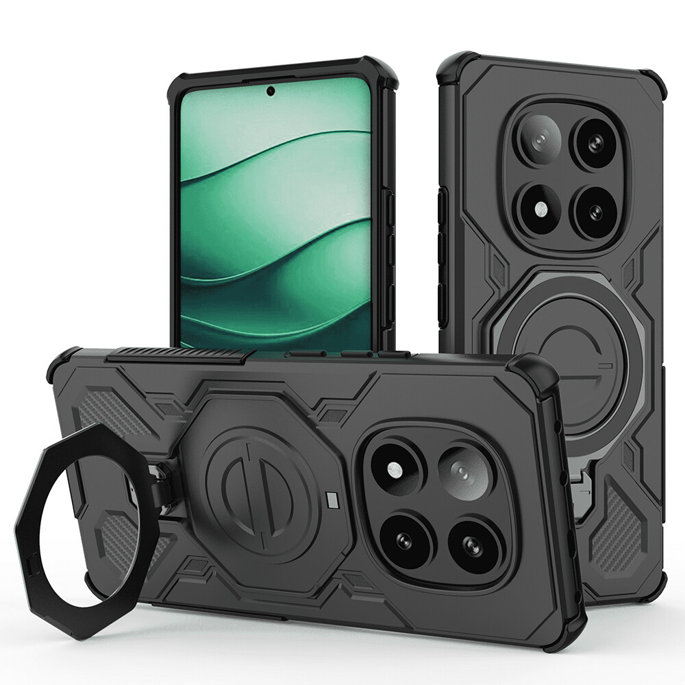 Pouzdro Techsuit Carbon Shield PRO pro Xiaomi Redmi Note 14 Pro+ 5G černé