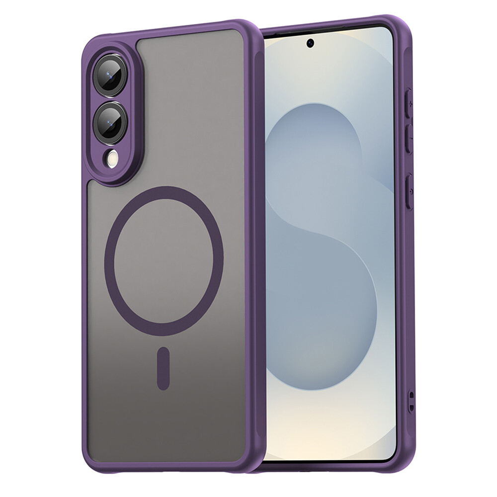 Techsuit HaloFrost II MagSafe pro Samsung Galaxy S25 Edge fialová