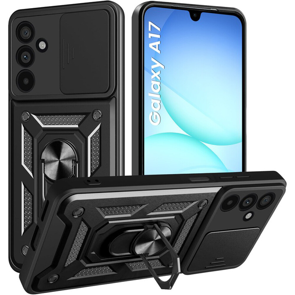 Techsuit CamShield Series pouzdro pro Samsung Galaxy A17 5G/A17 4G černé