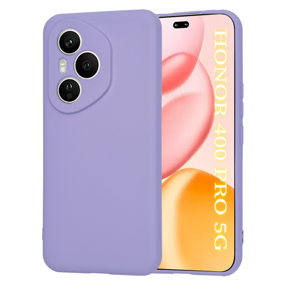 Techsuit SoftFlex Honor 400 Pro světle fialová