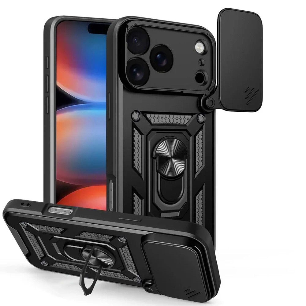 Techsuit CamShield Series pouzdro pro iPhone 17 Pro černé