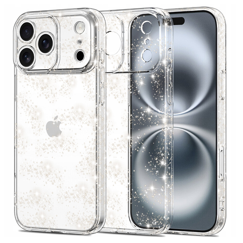 Techsuit SparkleSkin Series iPhone 17 Pro průhledný obal