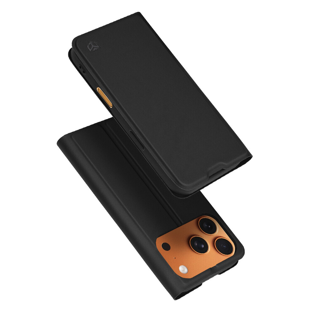 Techsuit Magskin Book pro iPhone 17 Pro Max černý