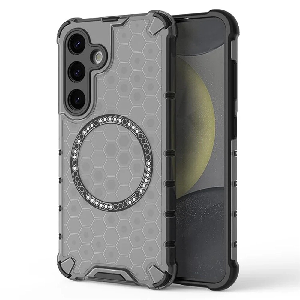 Techsuit HoneyComb Shield MagSafe pro Samsung Galaxy S24 černá
