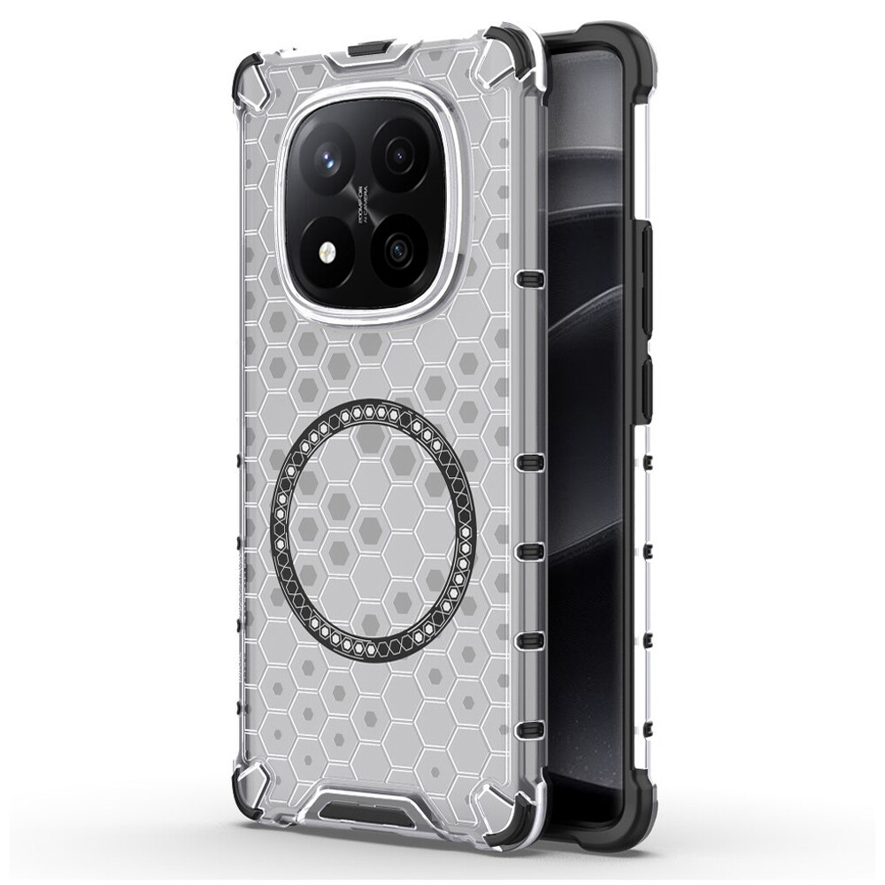 Techsuit HoneyComb Shield MagSafe pro Xiaomi Redmi Note 14 Pro+ 5G bílý