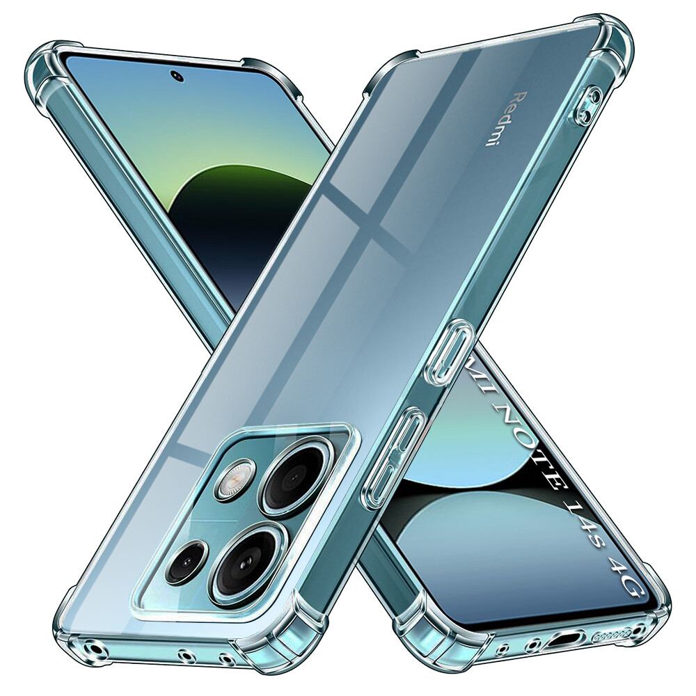 Techsuit Shockproof průhledný silikonový obal Xiaomi Redmi Note 14S průhledný