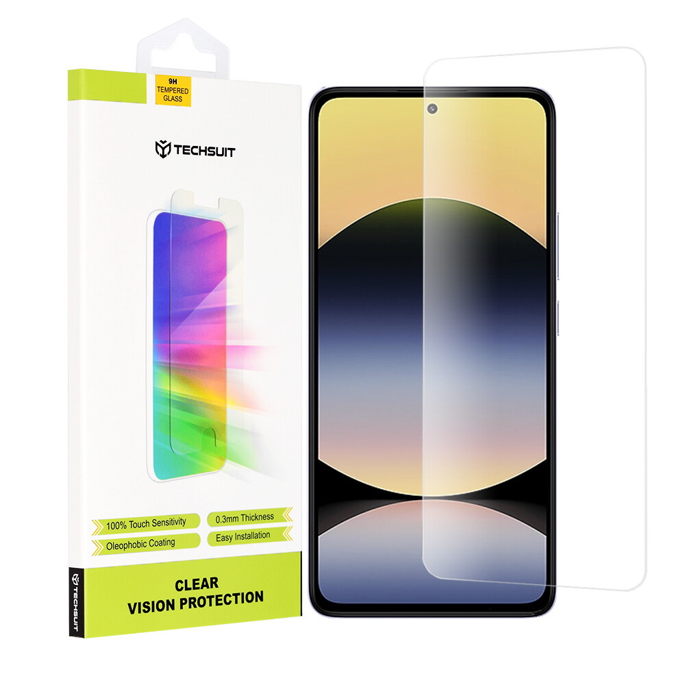 Techsuit Clear Vision Glass Xiaomi Redmi Note 14 4G Standard průhledný