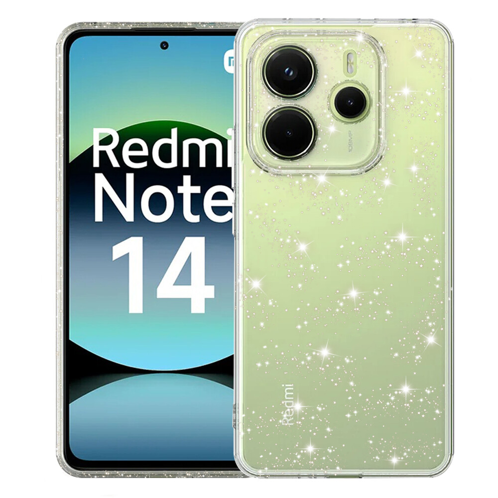 Techsuit SparkleSkin Series Xiaomi Redmi Note 14 4G (Standard) Průhledný