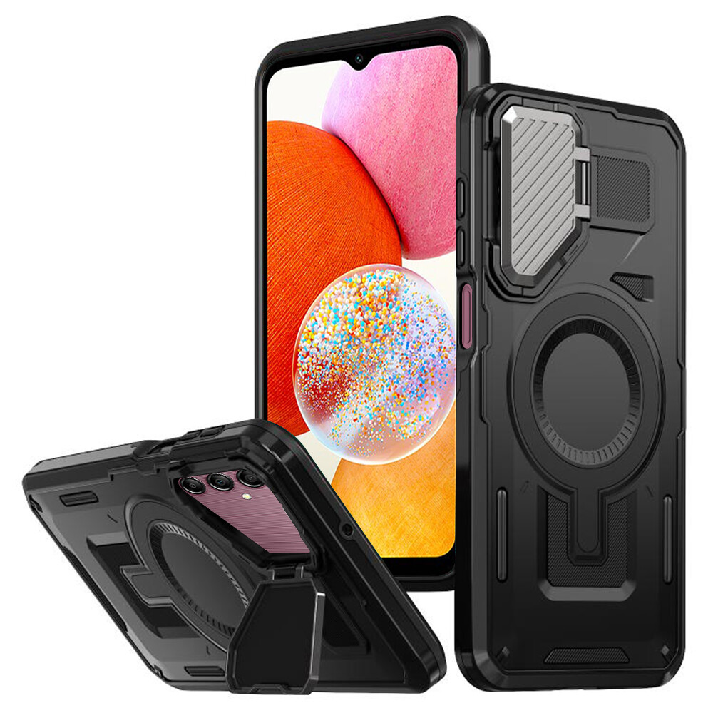 Techsuit CamVault MagSafe pro Samsung Galaxy A14 4G / A14 5G černý