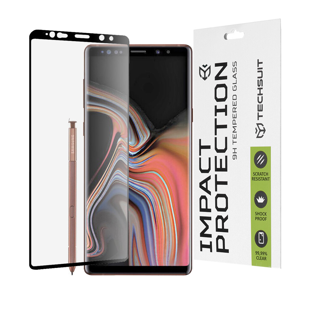 Ochranné sklo Techsuit 111D pro Samsung Galaxy Note 9 černé