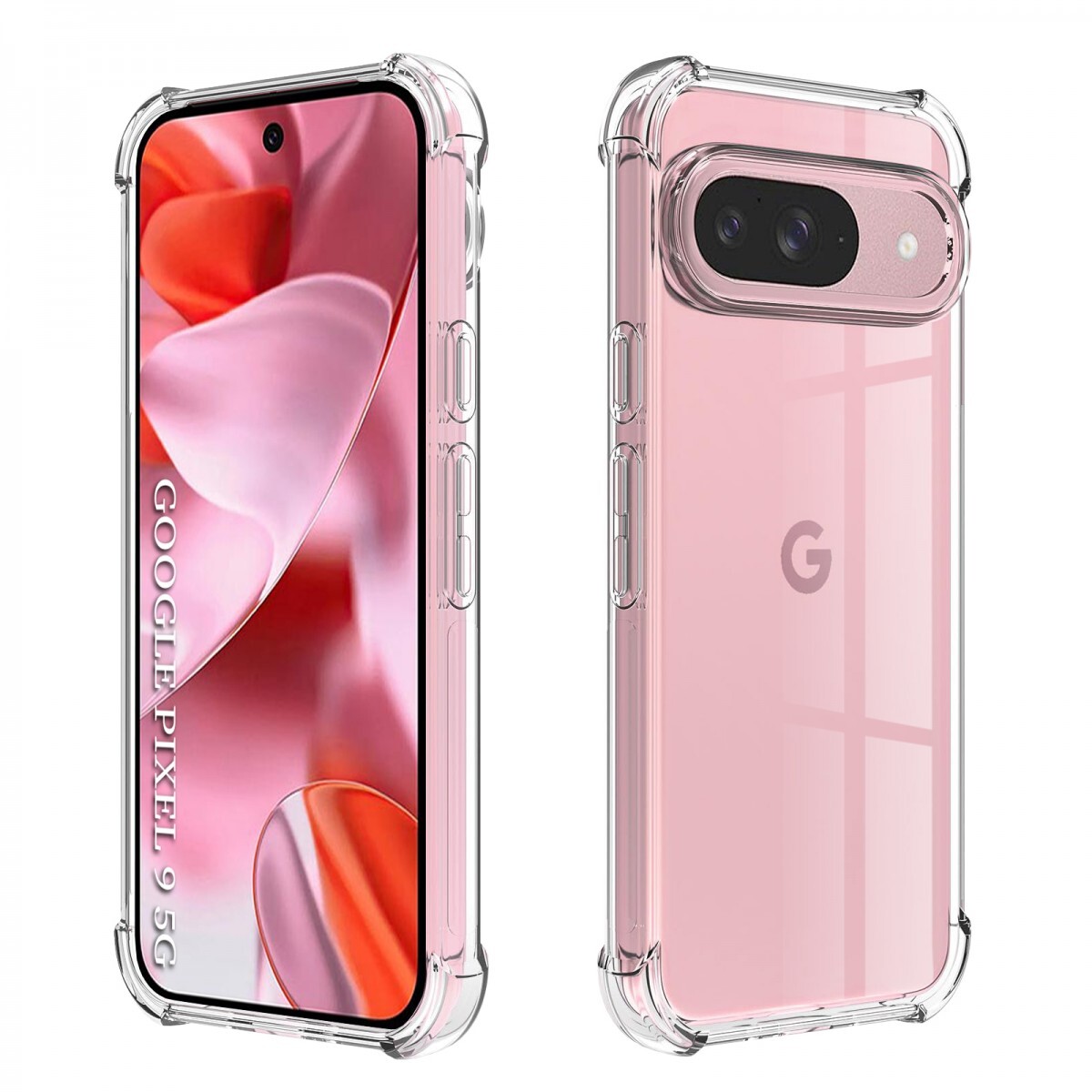 Techsuit Shockproof silikonový obal Google Pixel 9 průhledný