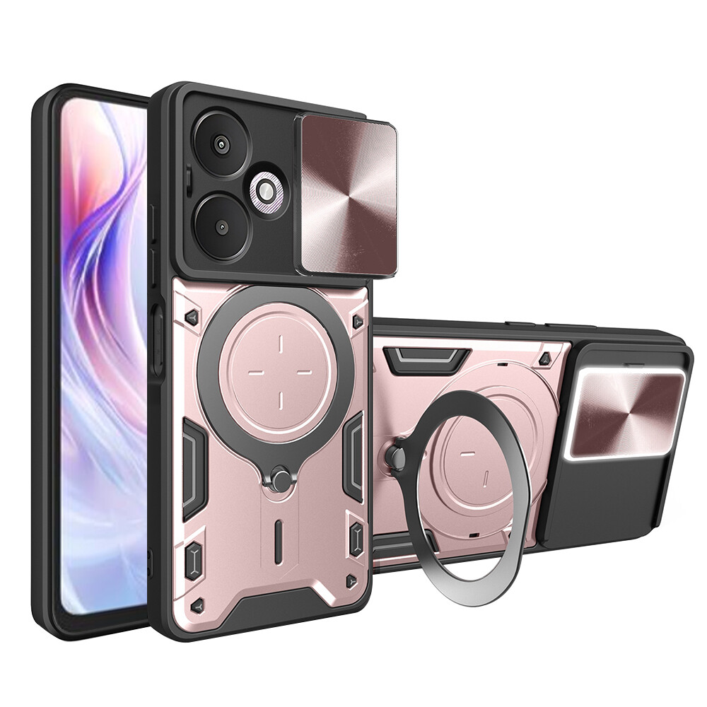 Techsuit CamGuard Pro Xiaomi Redmi 13C 5G Růžovozlatý