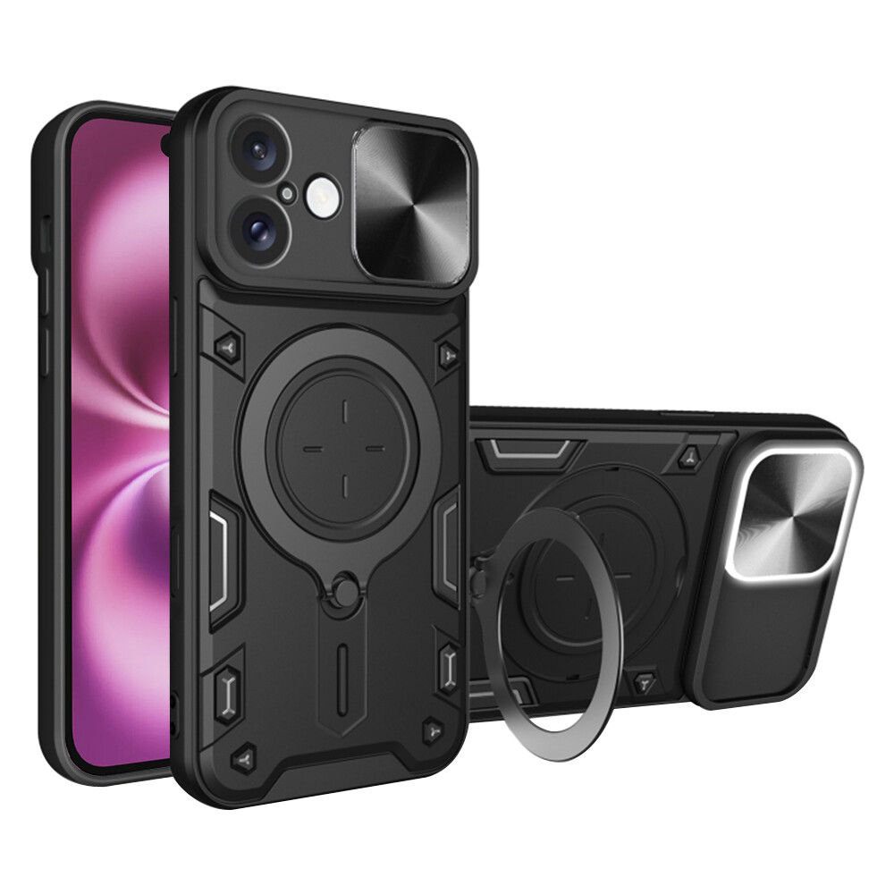 Techsuit CamGuard Pro pouzdro iPhone 16 Plus černá