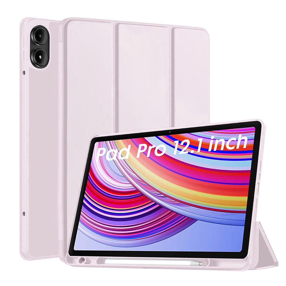 Techsuit Flex Trifold s držákem tužky Redmi Pad Pro Poco Pad Růžová