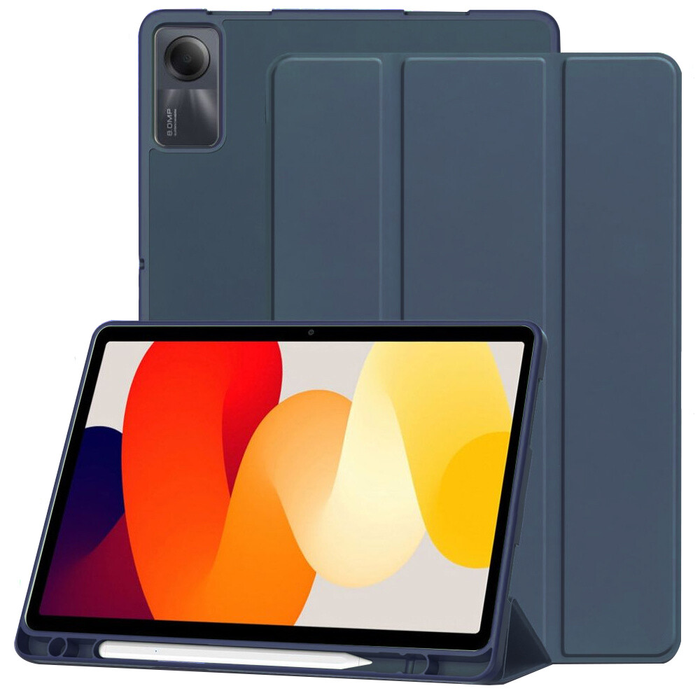 Techsuit Flex trojdílné s držákem Xiaomi Redmi Pad SE 11" Tmavě modrá