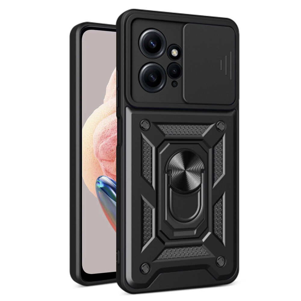 Techsuit CamShield řada Xiaomi Redmi Note 12 4G černá