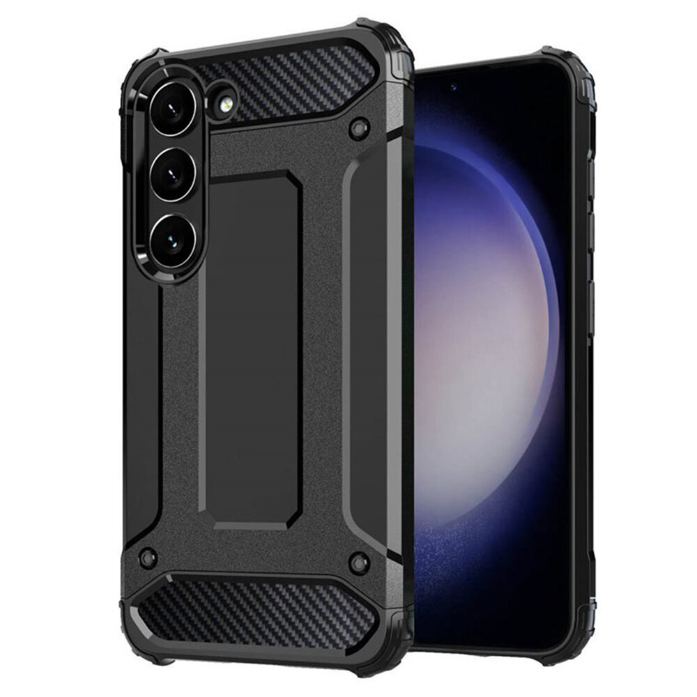 Techsuit Hybridní Ochrana Samsung Galaxy S23 Černá