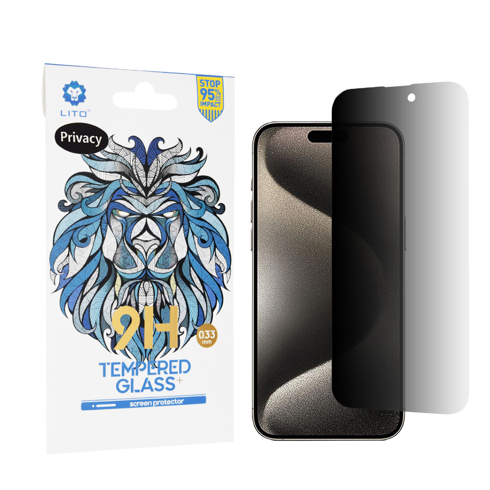 Lito 2.5D Klasické Sklo iPhone 15 Pro Max Soukromé