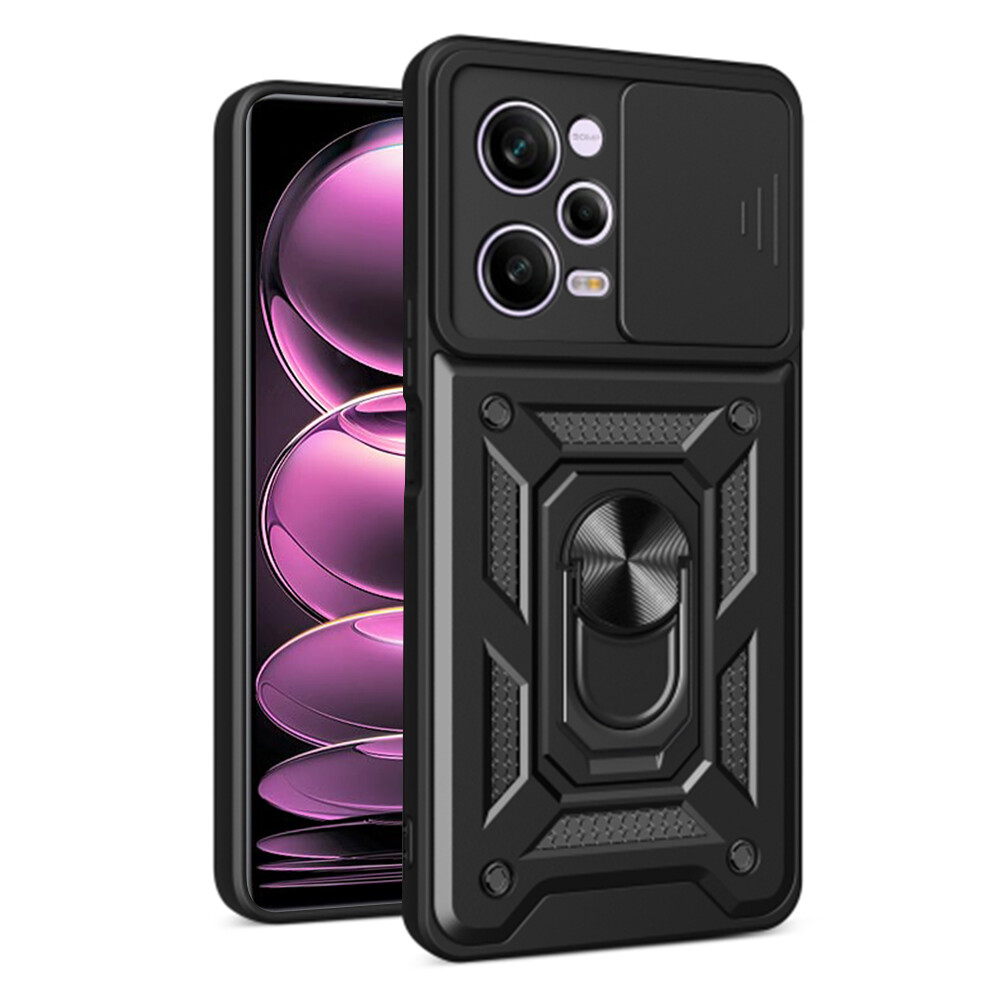 Techsuit CamShield Xiaomi Redmi Note 12 Pro 5G Poco X5 Pro Černá
