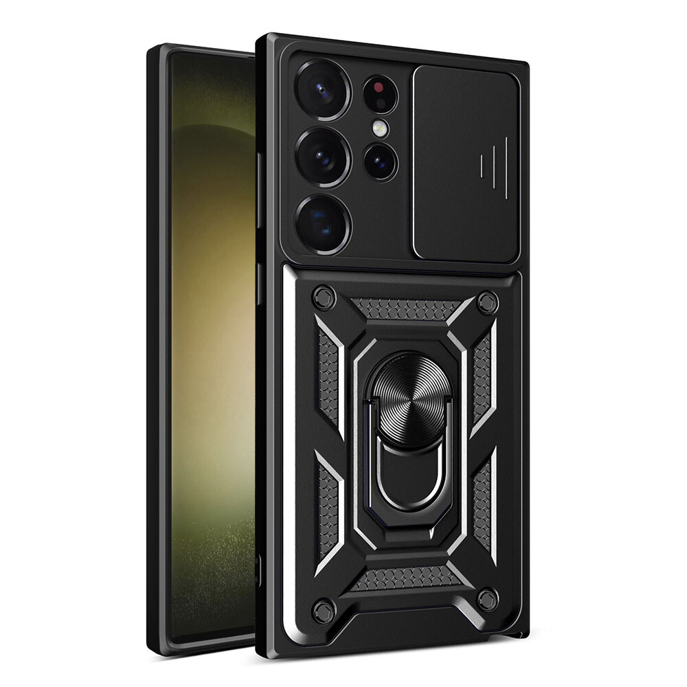 Techsuit Řada CamShield Samsung Galaxy S23 Ultra Černá