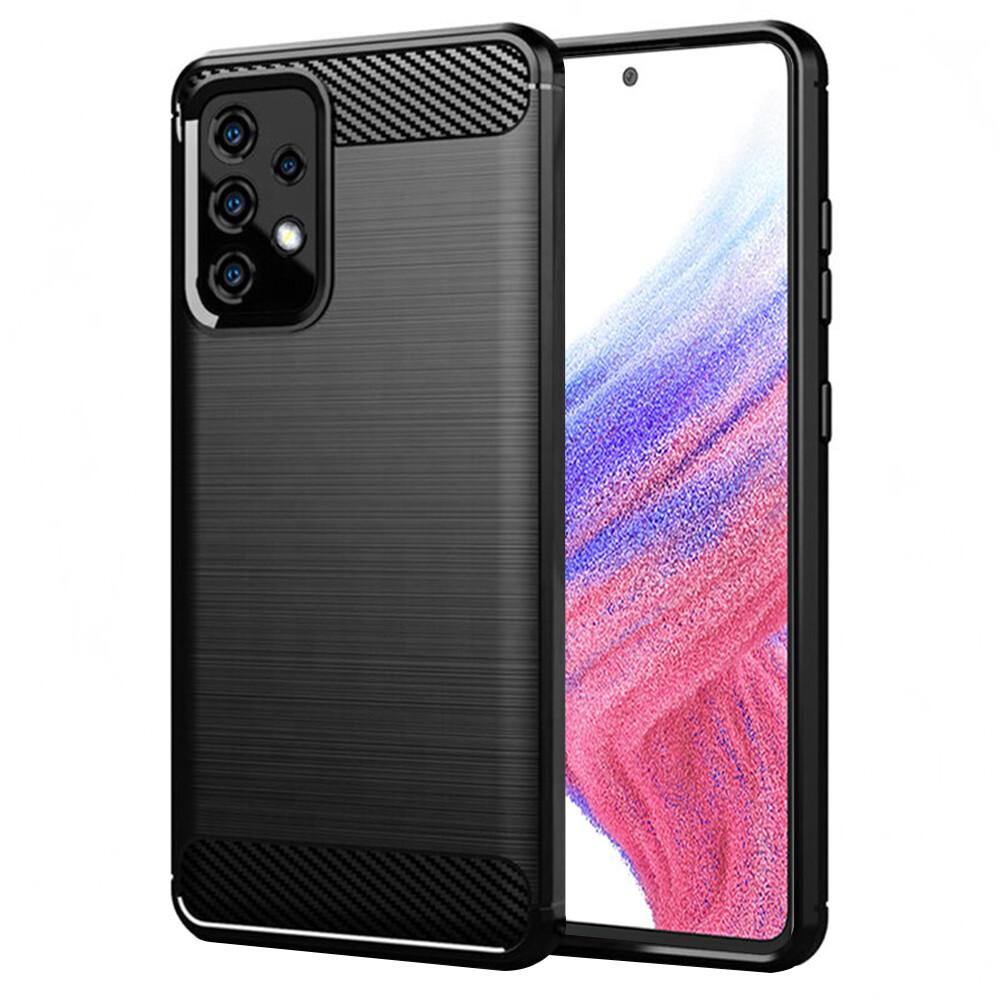 Techsuit Karbon Silikon Samsung Galaxy A53 5G Černý