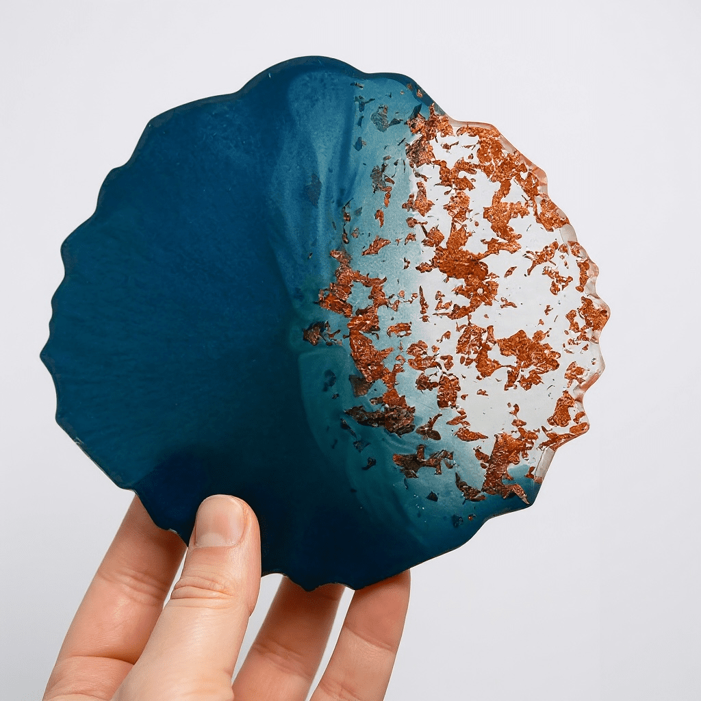 Puaree | Podtácek z pryskyřice Barva podtácku: Modrá