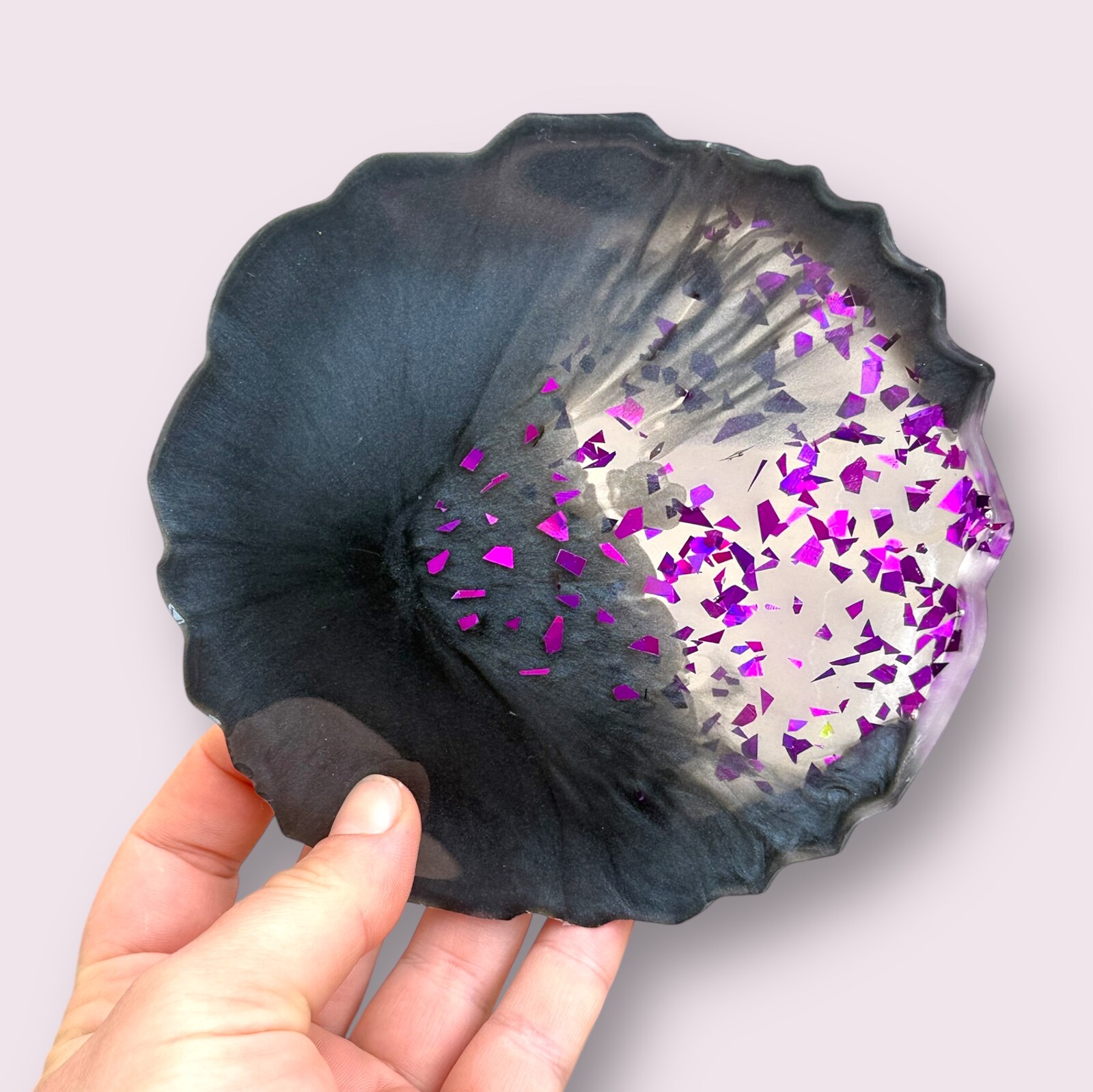 Puaree | Podtácek z pryskyřice Barva podtácku: Černá