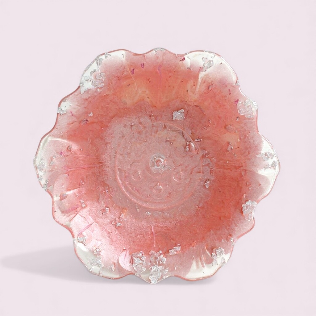 Puaree | Miska z pryskyřice Barva mističky: Růžová