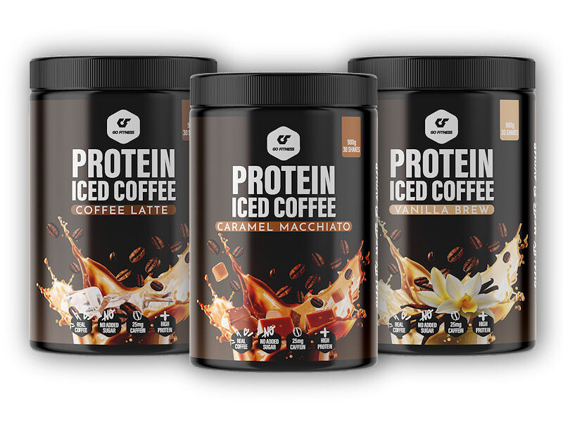 Go Fitness Protein Iced Coffee 900g Varianta: caffe latte